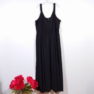 City Chic Black Sleeveless Maxi Dress